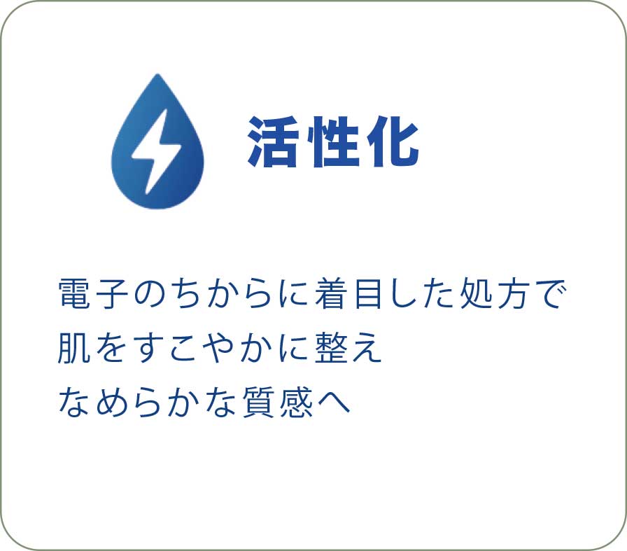 活性化 電子の力に着目した処方